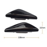 Set 2 x Semnalizare Dinamica Secventiala aripa LED compatibil BMW X3 F25 X5 E70 X6 E71 X6 E72 full LED GizMondo&reg;