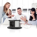 Cumpara ieftin Prelungitor de birou camuflat cu 3 prize si iesiri USB Best CarHome