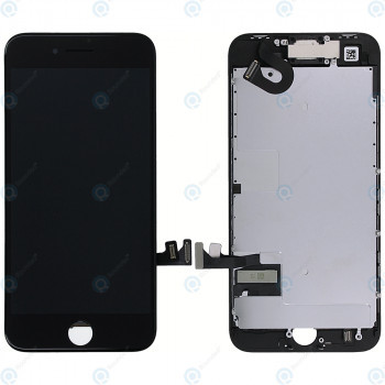 Modul display LCD + Digitizer cu piese mici grad A+ negru pentru iPhone 8 iPhone SE 2020 foto