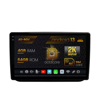 Navigatie Skoda Fabia (2007-2014), Android 13, V-Octacore 4GB RAM + 64GB ROM, 10.36 Inch - AD-BGV10004+AD-BGRKIT046 foto