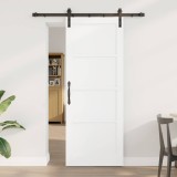 Cumpara ieftin Usa glisanta 78 x 202 cm Lemn prelucrat Alb si negru