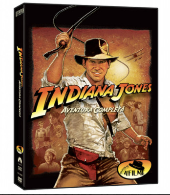 Filme Indiana Jones 1-4 DVD BoxSet Complete Collection Originale foto