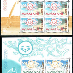 Romania 2004, LP 1638 a, EUROPA 2004 - Vacanta, blocuri de 4, MNH! LP 150,00 lei
