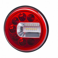 Lampa Spate Multifunctionala Hor 96b - Luna, Led 12 / 24v, Dreapta (versiunea Pentru Montare Pe Perete, Marcaj Lateral, Far De Ceata Si Marsarier, Cab