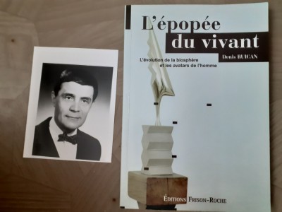 L&amp;#039;EPOPEE DU VIVANT+FOTOGRAFIE-DENIS BUICAN CU DEDICATIE-2003 d1. foto