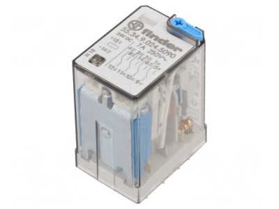 Releu Electromagnetic 4PDT 24VDC 15A foto