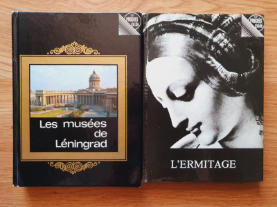 LES MUSEES DE LENINGRAD + L&amp;#039;ERMITAGE (2 volume) foto