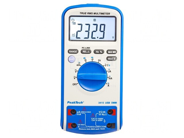 Multimetru digital LCD True RMS 6000