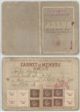 Romania, ARLUS, Carnet de membru, Bucuresti, 1948
