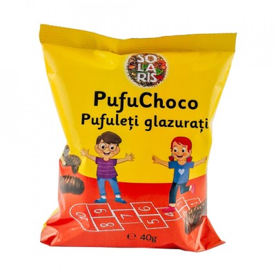 Pufuleti glazurati pufu choco 40gr solaris foto