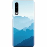 Husa silicon pentru Huawei P30, Blue Mountain Crests