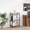 VidaXL Raft pentru cărți Lemn Vechi 56 x 34 x 96 cm Lemn compozit 883878