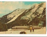 CPIB 17366 CARTE POSTALA - POIANA BRASOV, HOTELUL TURISTIC, RPR, Circulata, Fotografie