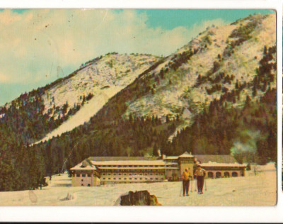 CPIB 17366 CARTE POSTALA - POIANA BRASOV, HOTELUL TURISTIC, RPR foto