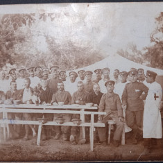 WWI - FOTOGRAFIE MILITARA - OCUPATIE BULGARA IN DOBROGEA - SPITAL MILITAR - 1917