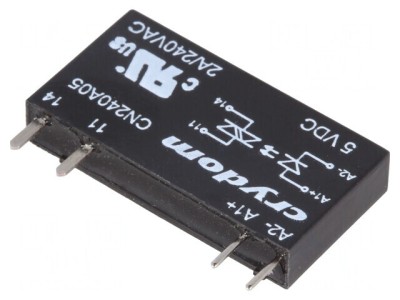 Releu Semiconductor 3-12VDC 2A 24-280VAC THT SIP foto