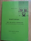 MARTURISIRI DIN MLASTINA DISPERARII - DUMITRU GH BORDEIANU, PARIS 1992