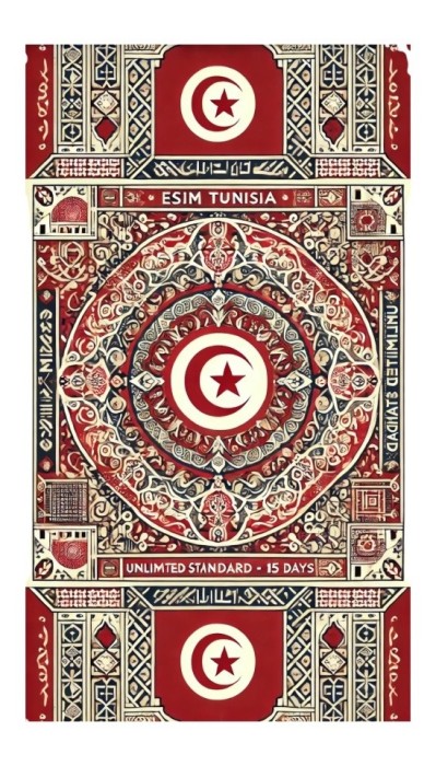 eSIM Tunisia, Unlimited Standard, 15 Days