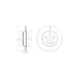 Disc frana Delphi BG4190, parte montare : Punte Spate