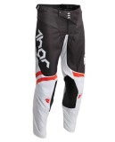 Pantaloni enduro motocross Pulse Cube Light Gray Red, Thor