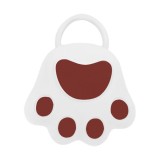 Perie pentru masajul scalpului, perie pentru sampon, labu&Egrave;&Auml; de pisic&Auml;, dimensiune 7x8 cm, curatarea si mentinerea curata a parului, alb, Flippy