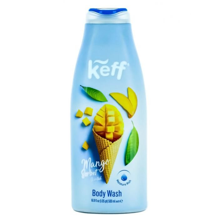 Gel de dus, Keff, Mango Sorbet , 500 ml