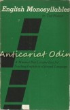 Cumpara ieftin English Monosyllables: Minimal Pair Locator List pt. Engleza (ESL) - Ted Plaister, East-West Center Press, Honolulu