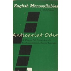 English Monosyllables - Ted Plaister