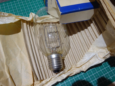 Bec vintage Philips 220v/500W E27 375E foto