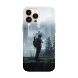 Husa compatibila cu Apple iPhone 13 Pro Max model The last of us Ellie, Silicon, TPU, Viceversa, Transparent, Carcasa