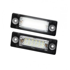 Set 2 lampi numar AutoREY&reg;, cu LED Compatibil cu VW Touran, Caddy, Golf 5 Plus, Passat B5.5 Variant/Break Transporter, Touran, Jetta, Skoda MK1,Canbus