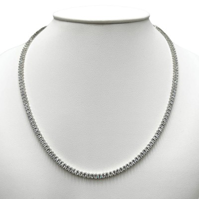 Colier Tennis unisex, Iced Out, fabricat din inox, colier 50cm foto