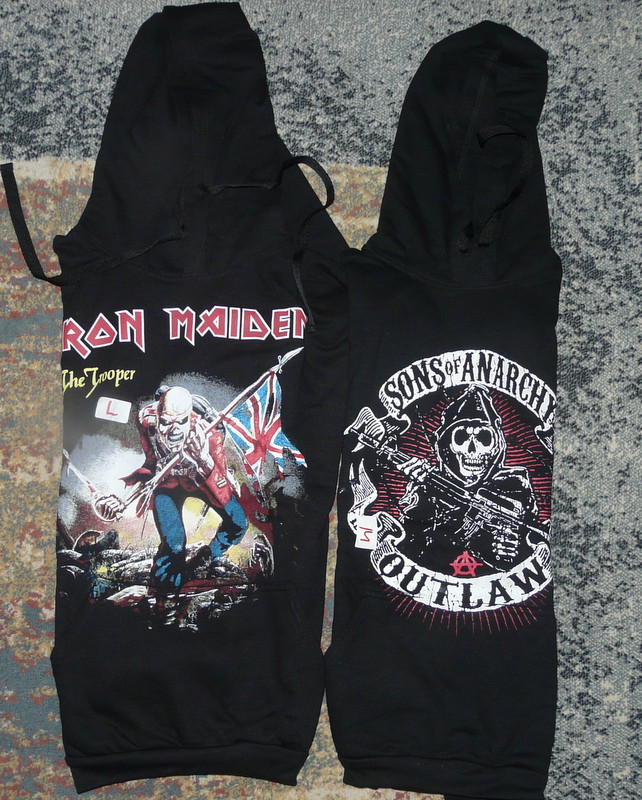 Hanorac Iron Maiden -Trooper marimea ,Sons of Anarchy M +altele formatii  rock | arhiva Okazii.ro