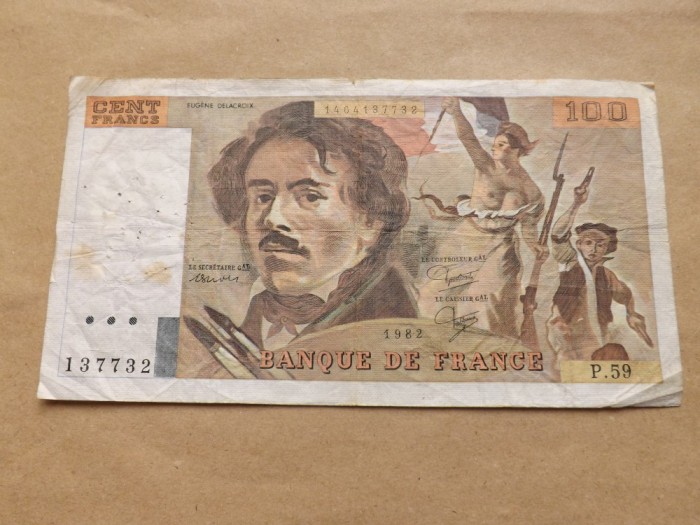 Franta 100 franci 1982 - Serie P.59 - 137732