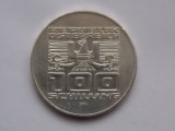 100 schilling 1975 AUSTRIA-argint