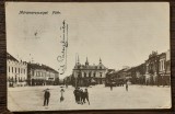 (162) CARTE POSTALA ROMANIA - SIGHETUL MARMATIEI (MARAMOROSSZIGET) -PIATA UNIRII, Circulata, Printata, Sighetu Marmatiei