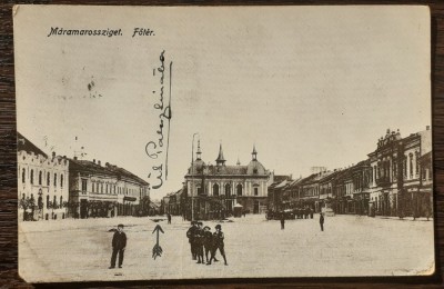 (162) CARTE POSTALA ROMANIA - SIGHETUL MARMATIEI (MARAMOROSSZIGET) -PIATA UNIRII foto