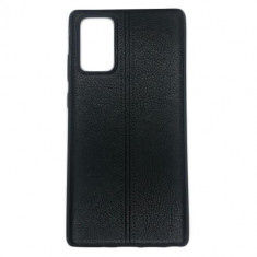 Husa telefon Silicon Samsung Galaxy Note 20 zn980 Black Leather