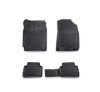 Covorase Auto Tip Tavita Cauciuc ALM Hyundai Kona 2018-2024, Negre, Fata+Spate, Fixare Podea