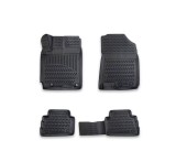 Covorase Auto Tip Tavita Cauciuc ALM Hyundai Kona 2018-2024, Negre, Fata+Spate, Fixare Podea