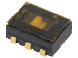 Comutator Glisant DPDT 0,1A 6VDC SMT ON-ON