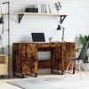 VidaXL Birou, stejar afumat, 140x50x75 cm, lemn compozit 829577