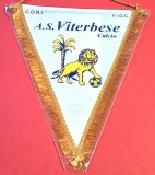 Fanion fotbal - AS VITERBESE CALCIO (Italia) - folie de protectie si dimensiuni mari 36X26 cm