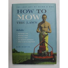 HOW TO MOW THE LAWN - THE LOST ART OF BEING A MAN by SAM MARTIN , 2003