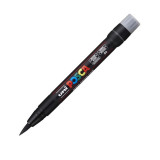 Marker cu varf tip pensula UNI Posca Brush PCF-350,negru