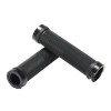 Mansoane Bicicleta Cauciuc 130mm x 28mm, Ghidon Standard 2.2cm, cu Inele Aluminiu, Negru