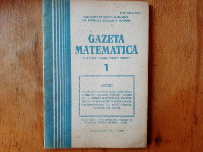 Gazeta Matematica anii 80 foto
