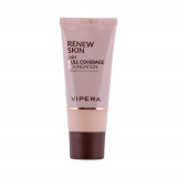 Fond de ten Renew Skin pentru piele grasa si mixta, 01 nude, 30 ml, Vipera