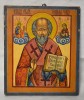 Icoana pictata pe lemn - Sfantul Ierarh Nicolae - jumatatea secolului al XX-lea