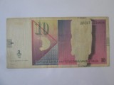 Macedonia 10 Denari 2011,bancnota din imagini